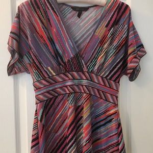 BCBG MAXAZRIA Multi-Colored Blouse